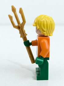 LEGO Aquaman Minifigure Yellow Hair Batman II 76000 76027 71237 sh0050