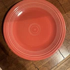 Vintage 1996 Fiestaware Homer Laughlin Persimmon Dinner Plate 10 1/2 In