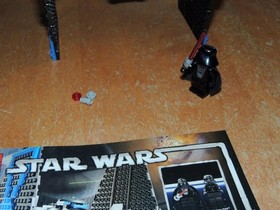 2005 Lego Star Wars 7263 Tie Fighter with Light Up Vader 100% complete manual