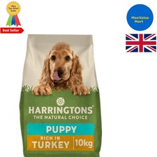 All Natural Puppy Food Turkey & Rice 10kg - Supports Gut Health & Muscle Growth 3.90 per kilo