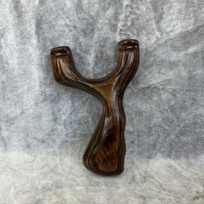 Handmade Slingshot Laminate Wood Hunting Slingshot 5” NEW