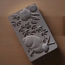 Redesign with Prima Decor 2021 Mould Mold “Meadow Hare” RETIRED Craft Clay Resin