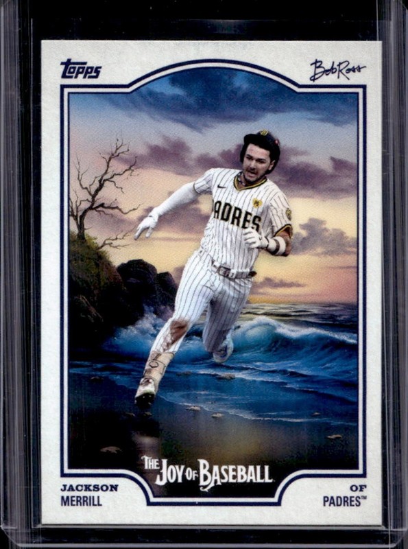2025 Topps Bob Ross: The Joy of Baseball Jackson Merrill #39 Padres