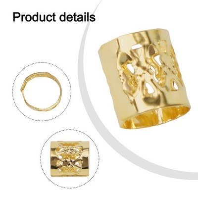 Leichter Eisen Haar Zopf Ring Schnalle Clip für das tägliche Haarstyling