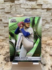 2025 Topps Chrome Black - José Berríos #82 Green Refractor /99