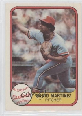 1981 Fleer Silvio Martinez #546 e5d