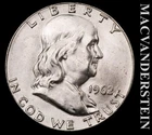 1962 Franklin Half Dollar- Choice Gem Brilliant Uncirculated- No Reserve #L4110
