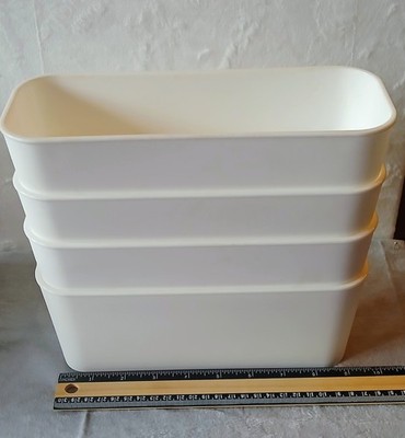 Reusable Silicone Round Baking Molds/4-Pack w/ Lids Reusable Freezer Containers 