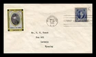 US COVER EDWARD A MACDOWELL FAMOUS AMERICANS FDC SCOTT 882 PASTED ON CACHET