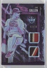 2020 Panini Diamond Kings DK Materials FOTL Purple 7/10 Zac Gallen #DKM-ZG 4z8