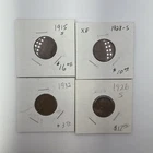 Lot of 4 Lincoln Wheat Cent Penny 1915-S 1928-S 1932 1926-S #6