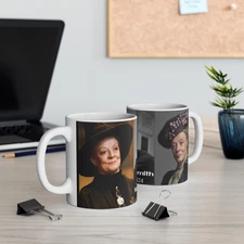 Maggie Smith Collage Coffee Mug 11oz – Downton Abbey Fan Gift Cup