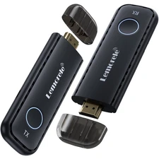Wireless HDMI Transmitter and Receiver Kit,Portable Wireless HDMI Extender,Pl...