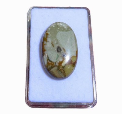 Märchen Jaspis - Tale Jasper Cabochon 32x19,4 mm 29 ct. Nr. U34463
