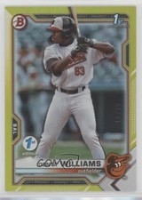 2021 Bowman Draft 1st Edition Yellow Foil 10/75 Donta' Williams #BD-90 09l8