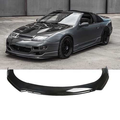 For Nissan 300zx z32 Gloss Black Car Front Bumper Lip Splitters Spoiler ...