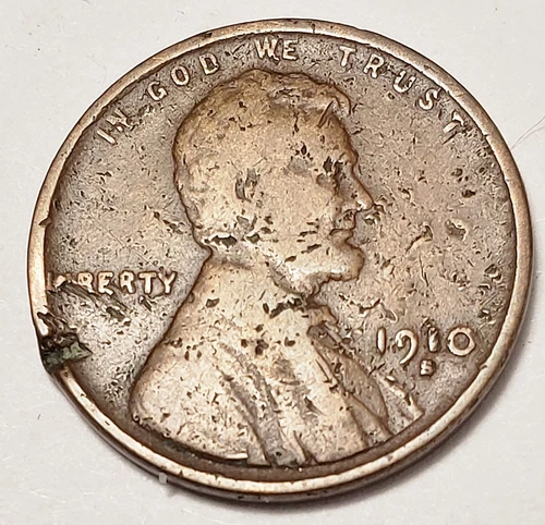 1910 S Lincoln Wheat Cent / Penny   *F - FINE DETAILS*    **FREE SHIPPING**