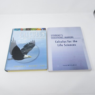 Calculus for the Life Sciences w/ Solutions Manual by Greenwell Lial Ritchey 1st