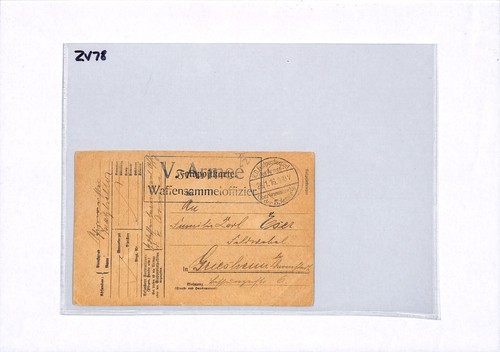 GERMANY WW1 Card Military FPO 5th Army 1916 Unit Cachet {samwells-covers}ZV78 - Picture 7 of 10