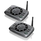Wuloo 10-Channel Full Duplex Fm Wireless Intercoms for Home Business Communicate