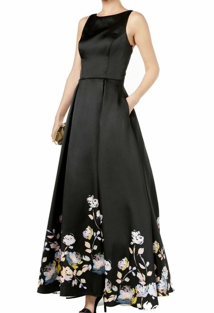 satin lace up formal dress