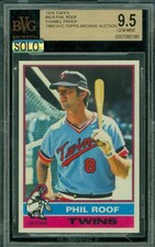 1976 TOPPS LOA # 424 PHIL ROOF ENAMEL PROOF BGS 9.5 MAC SOLO FINEST $500 CARD *