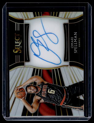 Omari Spellman 2018 Panini Select Silver Prizm Autograph Card /199 #RS-OSP
