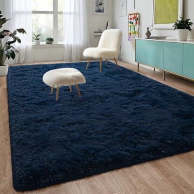 Super Soft Shaggy Rugs Fluffy Carpets, 4x6 ft Area Rug 4 ft x 6 ft