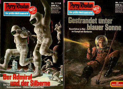 2 Perry Rhodan Hefte 1. Auflage - 1118 + 1119 -  *1983    z1-2