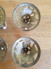 Set of 4 Vtg Hampton Brass Green & Red Enamel Holly Berry Dinner Candle Holders — photo 7