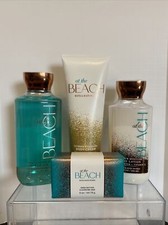 4 Bath And Body Works At The Beach Shower Gel Body Cream  Lotion  Cleaning Bar