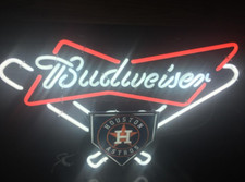 Houston Astros Board Logo 20"x16" Neon Sign Bar Lamp Light Party Gift Man Cave