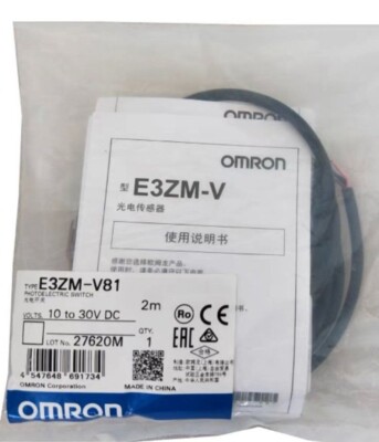 Omron E3ZM-V81 Photoelectric Switch 1PC New E3ZMV81 Expedited Shipping