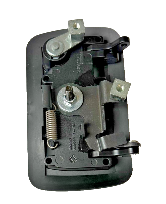 TriMark RV Door Lock 22668-01 Black Paddle Handle 2 Keys Utility