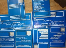 1992 GMC 8 Manual Set Truck Rally Typhoon Cyclone Yukon Service OEM Electrical