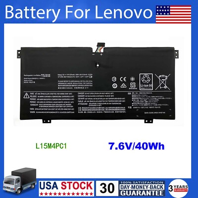 L15M4PC1 L15L4PC1 Laptop Battery For Lenovo Yoga 710 710-11ISK 710-11IKB 40W US