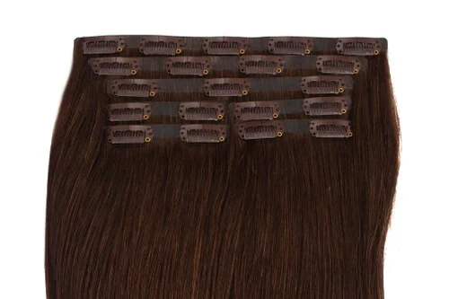 ¡Nuevo! Glam Seamless Invisi Clip-In 20" Chocolate Dip Ombré (1B/2/4) Foto 2 de 2
