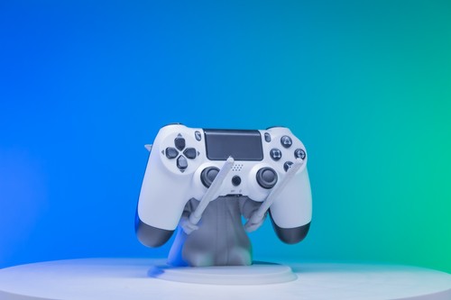 Baby Yoda Controller Stand | Gray | 4" Tall | Made To Order | Gamer Gear - Picture 2 of 7