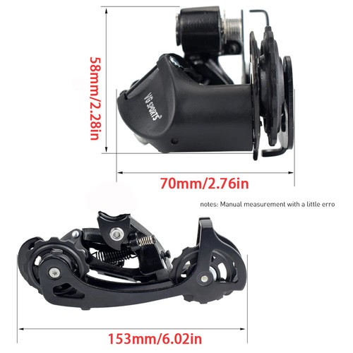 VG Sports Bicycles 8 9 Speed for MTB Mountain Rear Derailleur Spare Parts 8S 9S - Picture 2 of 14