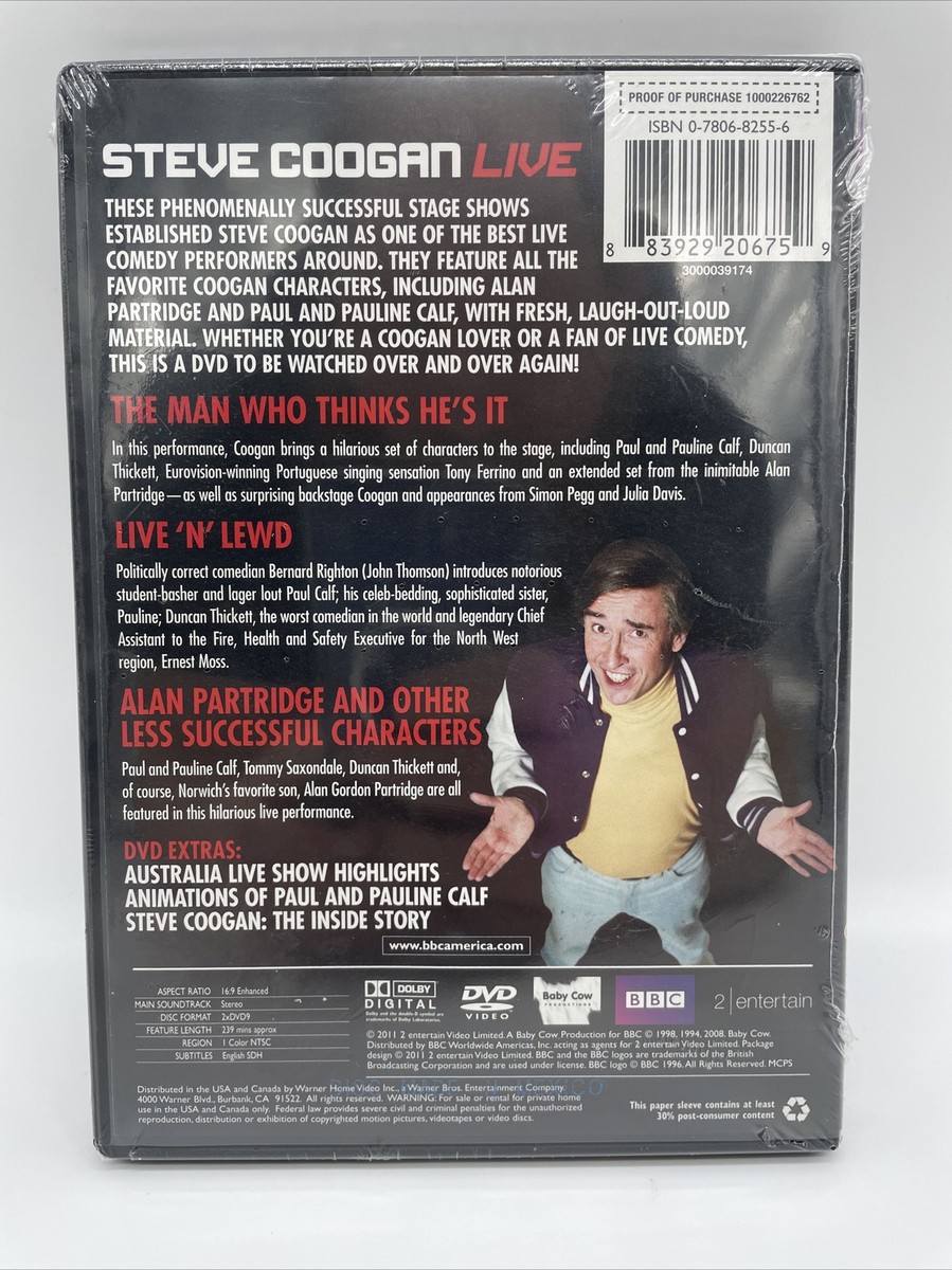 その他 Steve Coogan Live [DVD] Steve Coogan: Live (DVD, 2012, 2-Disc Set) for sale online | eBay
