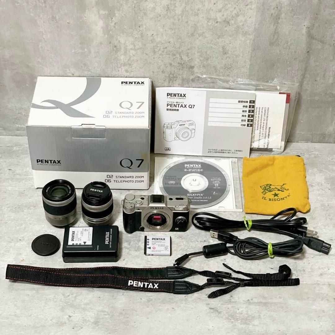 【週末sale】Pentax Q7 デジタルカメラ 2レンズ付き PENTAX Q7 Digital Camera [6870 shots] & Double Lens Set (02