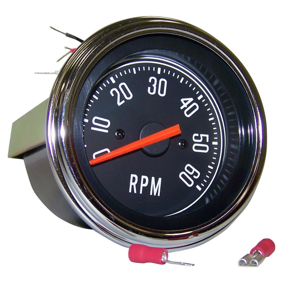 Crown Tachometer Gauge Fits 1980-1983 Jeep CJ-5 w/ GM 2.5L (4-151) Engine Tachom - Image 3 of 4