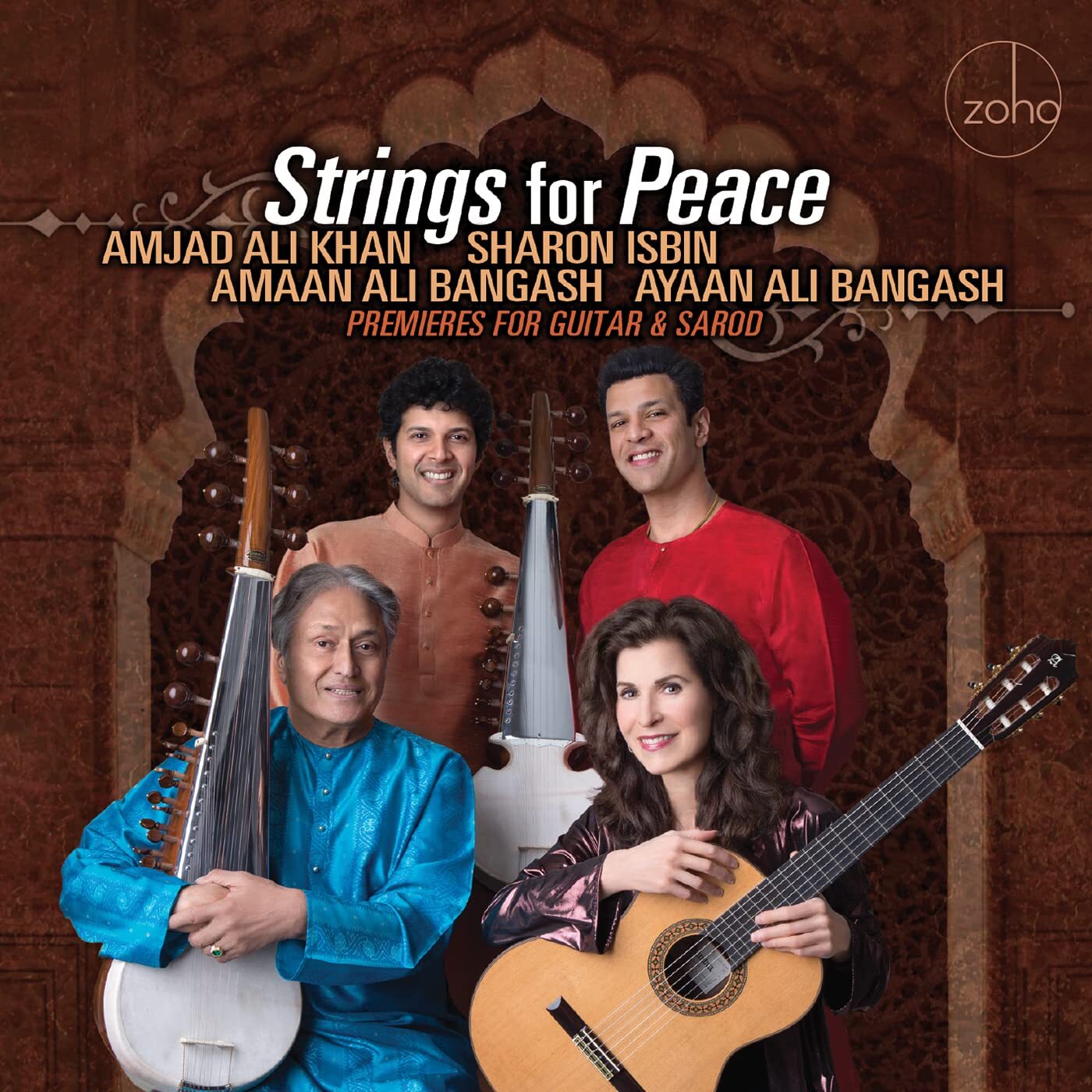 ISBIN,SHARON & AMJAD ALI KHA Strings For Peace: Premieres For Guitar & Saro (CD)