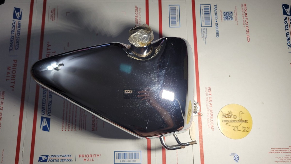 NEW 97-03 Harley Davidson Sportster Chrome Oil Tank V-Twin 40-0397