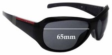 SFx Replacement Sunglass Lenses Fits Prada Sps09i  Ps09is - 65mm Wide