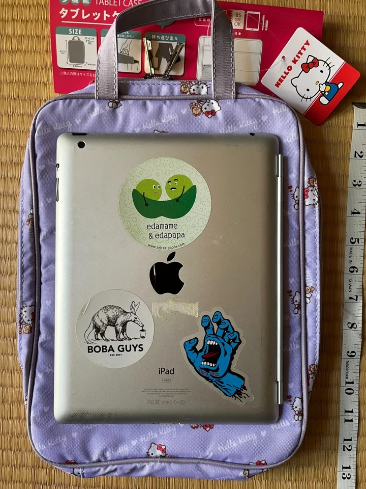 Funda protectora para tablet Hello Kitty para/iPad/bolsa para PC portátil de 11 pulgadas/bolsa para notas Foto 3 de 4