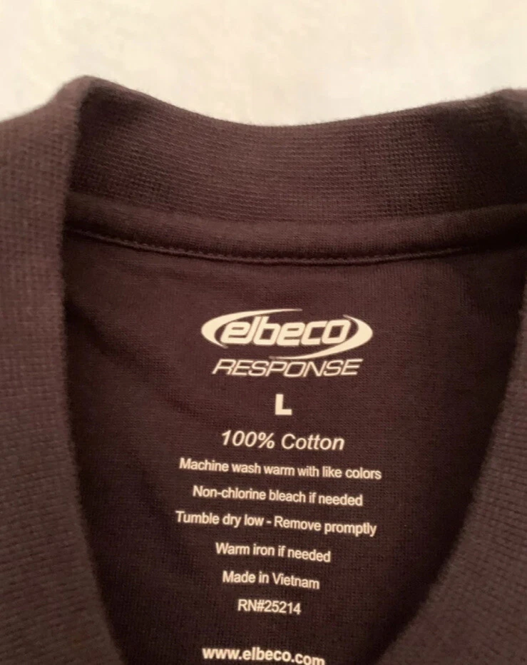 2 camisetas masculinas marinhas escuras Elbeco - Grande - Imagem 3 de 4