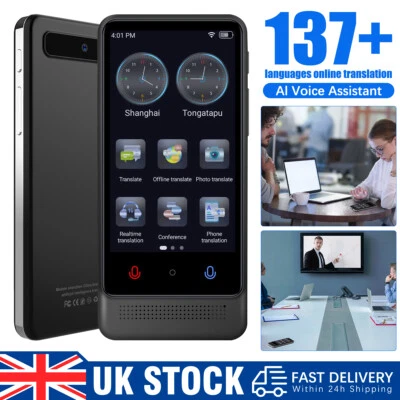 2025 Language Translator Device Real-time Smart Instant Voice 137+ Languages UK
