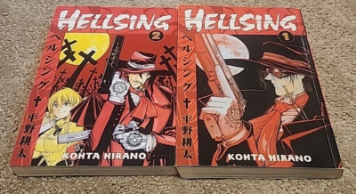 Hellsing Volumes 1-2 Manga Set *OUT OF PRINT* (Dark Horse English Paperback)