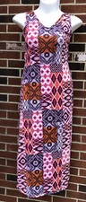 Hollywood & Vine Womans XL Maxi Dress Open Back Pink Poly Spandex